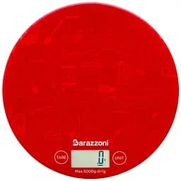 Ваги кухонні Barazzoni до 5 кг 18.5 см червоні (80208006202)