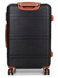 Валіза середня M ABS-пластик Worldline Airtex 629 67×45×27см 74л Чорна - мініатюра 4