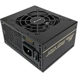 Блок живлення 450 Вт, ALmordor SFX, Black, 80+ Bronze, Active PFC, 80 мм, 2xMolex / 3xSATA / 2x6+2-pin / 1x4+4-pin / 1x20+4-pin, OVP/OCP/OPP/SCP (ALSFX450BK)