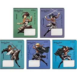 Набор тетрадей Kite Attack on Titan 12 листов в линию 25 шт. (AT24-234)