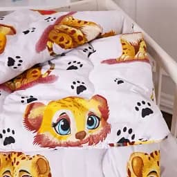 Ковдра MirSon антиалергенна дитяча зима Kids Time 20-0034 King Tiger 110x140 см EcoSilk (2200009663901) - мініатюра 4