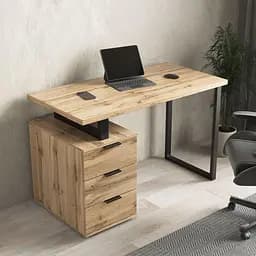Компьютерный стол с тумбой на три выдвижных ящика Loft FHX-3 Дуб Аппалачи