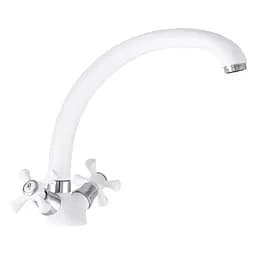 Змішувач для кухні white Mixxus Omega 273 MI2766 Білий матовий