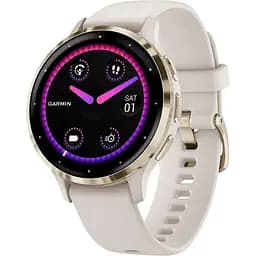 Смарт-годинник Garmin Venu 3S Soft Gold S Steel Bezel with Ivory Case and S Band (010-02785-04)