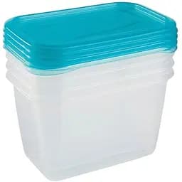 Комплект емкостей для СВЧ Keeeper Fredo Fresh 0.75 л синий 4 шт. (673)