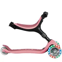 Самокат Globber Go Up Active Lights 360 колеса світяться до 20/50кг від 1 року пастельно-рожевий (749-310) - мініатюра 16