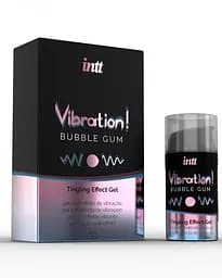 Рідкий вібратор Intt Vibration! Bubble Gum 15 мл