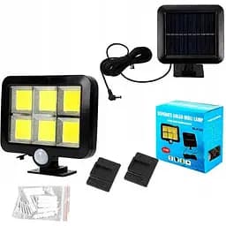 Потужний світлодіодний акумуляторний ліхтар світильник SL- F120 переносний ліхтар з датчиком руху