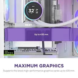 Корпус NZXT H9 Flow RGB Tempered Glass без БЖ White (CM-H92FW-R1) - мініатюра 5