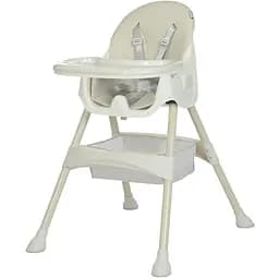 Стільчик для годування Bambi M 4136-2 Ice Gray до 3-х років, сірий