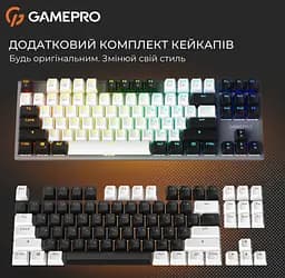 Клавиатура игровая механическая GamePro MK-124-G Genesis Joker Pro Outemu Red Switch Wireless/Bluetooth/USB - мініатюра 5