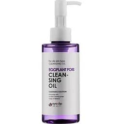Олія гідрофільна двофазна для обличчя Eyenlip Eggplant pore cleansing oil з екстрактом баклажану 150 мл - мініатюра 2