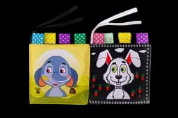 Мʼяка книжка-бортик Книжковий хмарочос "Зайчик"