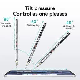 Стілус Usams US-ZB264 Transparent Magnetic Charding Tilt-sensitive Active Touch for iPad Transparent black - мініатюра 4