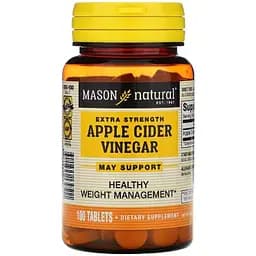 Яблочный уксус Mason Natural Extra Strength 100 таблеток