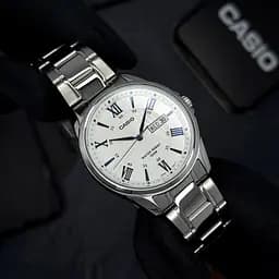 Чоловічий годинник Casio MTP-1384D-7A2 Сріблястий ( AT1141-0317 ) - мініатюра 3