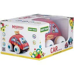 Іграшка текстильна Baby Team Машинка Таксі (8420) - мініатюра 5