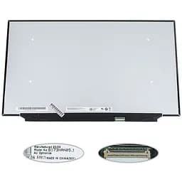 Матриця 17.3 B173HAN05.1 1920х1080, 40pineDP, IPS, 300HZ, LED, SLIM без планок та вушок, матова, роз'єм праворуч знизу для ноутбука