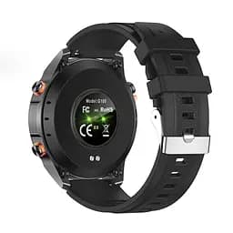 Тактичний спортивний смарт-годинник Smart Watch G100 для військових з GPS-компасом і можливістю здійснювати дзвінки Чорний - мініатюра 3