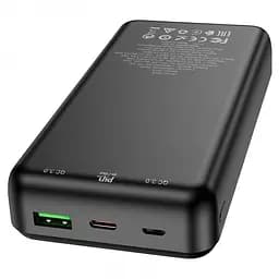 Повербанк на 20000 чорний зовнішній акумулятор Power bank HOCO J87A Tacker PD20W+QC3.0 20000mAh - мініатюра 2
