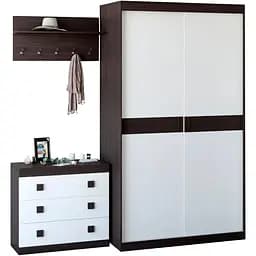 Передпокій Еверест Соната 14 венге темний/білий (EVR-2526)