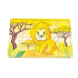 Детский деревянный пазл Царь зверей PuzzleOK Арт-10023, 20 элементов