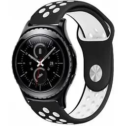 Спортивний ремінець Primo Perfor Sport для годинника Samsung Gear S2 Classic SM-R372/R735 Black White