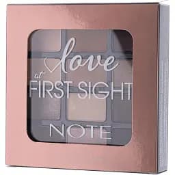 Палетка тіней Note Cosmetique Love At First Sight Eyeshadow Palette тон 201 (Daily Routine) 15.6 г - мініатюра 5