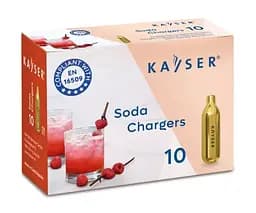 Kayser, 10 шт., Капсули (балончики) для содової, CO2