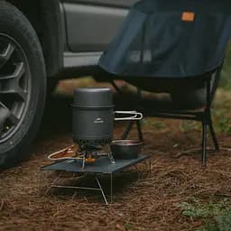 Набір посуду для кемпінгу Naturehike CNK2300CJ0002 алюміній (казанок + сковорода) 1,2 л - мініатюра 4