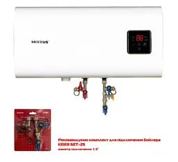 Водонагрівач Mixxus EWH-14100 CUBE WET(Н) 100 л, 2 кВт, мокрий ТЕН, горизонтальний, квадратний, білий (WH0616) - мініатюра 4