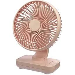 Вентилятор настольный беспроводной GXQC D606 розовый