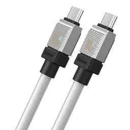 Кабель Baseus CoolPlay Series USB-C - USB-C 100 W 1 метр белый CAKW000202