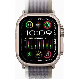 Смарт-годинник Apple Watch Ultra 2 Titanium Case with Green/Gray Trail Loop S/M [MRF33] [92635] - мініатюра 2