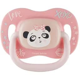 Силіконова симетрична пустушка Canpol babies Exotic Панда, рожевий, 6-18 міс. (34/921_pand)