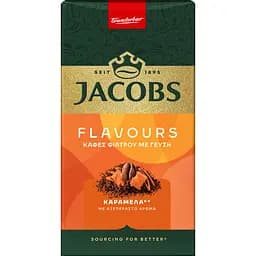Кава натуральна смажена мелена зі смаком карамелі Flavours Jacobs к / у 250 г