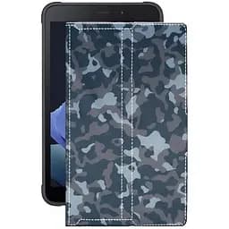 Чехол StatusCASE из экокожи для планшета Samsung Galaxy Tab Active 3 Хаки-синий