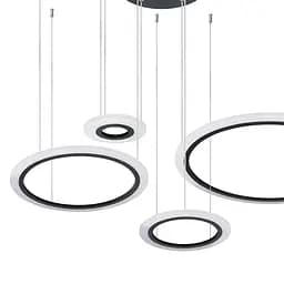 Підвісна Люстра Brille модерн BR-925S/4 LED 120W*2 BK - мініатюра 4
