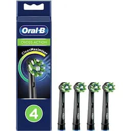 Насадки для електричної зубної щітки Oral-B Cross Action EB50 Black Edition 4 шт.