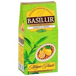 Чай зеленый Basilur Волшебные фрукты Мед и лимон 100г картон
