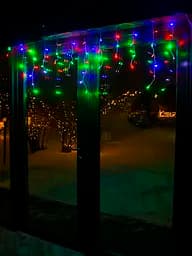 Світлодіодна гірлянда Бахрома на вікно Мульти 1,8 метра 51 LED Laplandia новорічна від мережі (m.02.5T.51-)