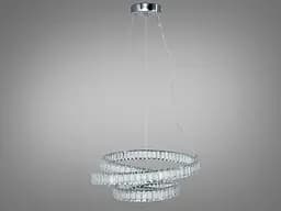 Люстра кришталева підвісна LED Diasha D8879/500CH, хром, Ø52 см, 92 W, пульт - мініатюра 3