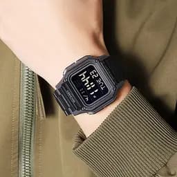 Наручний годинник чоловічий 2264BKGYBK Black-Grey-Black Skmei acs0030088 - мініатюра 4