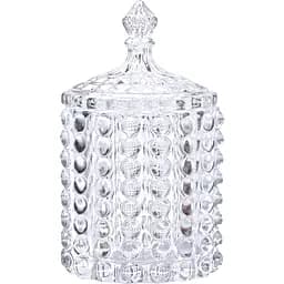 Конфета Yiwu из толстого стекла в восточном стиле с крышкой 16 см HP-4-105