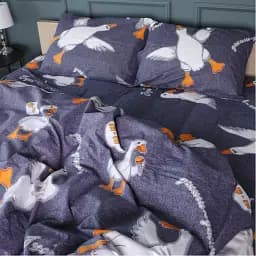 Підковдра MirSon 17-0662 Гусь Обнімусь бязь 110х140 см (2200009984891)