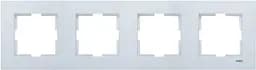 Рамка 4-постова Novella Срібло (93190604)