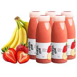 Смузи FreshMe Кроткая клубничка Набор 250 мл х 7 шт