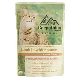 Влажный корм для котов Carpathian Pet Food Ягненок, 0,1 кг