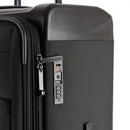 Валіза Swissbrand Perth (M) Black (SWB_LYPER001M), Чорний, Чорний - мініатюра 6