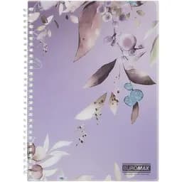 Зошит для записів Buromax Lilac Arabeski B5 80 аркушів сливовий (BM.2586-48)